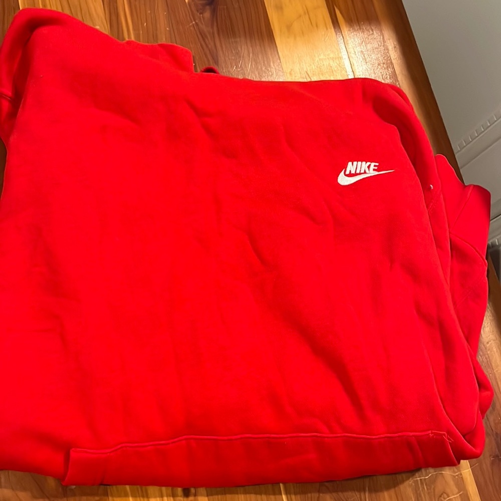 RED NIKE HOODIE